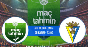 Ath Bilbao - Cadiz İddaa Analizi ve Tahmini 05 Kasım 2021