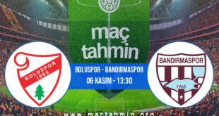 Boluspor - Bandırmaspor İddaa Analizi ve Tahmini 06 Kasım 2021