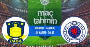 Brondby - Rangers İddaa Analizi ve Tahmini 04 Kasım 2021