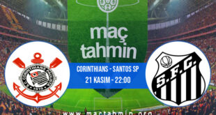 Corinthians - Santos SP İddaa Analizi ve Tahmini 21 Kasım 2021