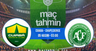 Cuiaba - Chapecoense İddaa Analizi ve Tahmini 05 Kasım 2021