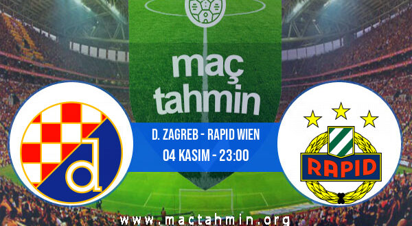 D. Zagreb - Rapid Wien İddaa Analizi ve Tahmini 04 Kasım 2021