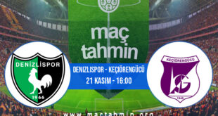 Denizlispor - Keçiörengücü İddaa Analizi ve Tahmini 21 Kasım 2021