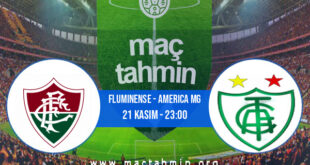 Fluminense - America MG İddaa Analizi ve Tahmini 21 Kasım 2021