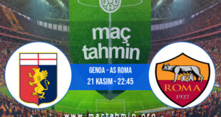 Genoa - AS Roma İddaa Analizi ve Tahmini 21 Kasım 2021