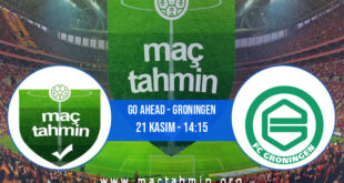 Go Ahead - Groningen İddaa Analizi ve Tahmini 21 Kasım 2021