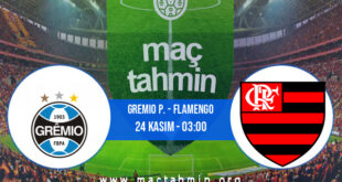 Gremio P. - Flamengo İddaa Analizi ve Tahmini 24 Kasım 2021