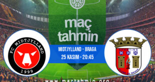 Midtjylland - Braga İddaa Analizi ve Tahmini 25 Kasım 2021