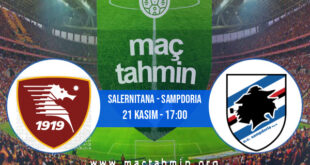 Salernitana - Sampdoria İddaa Analizi ve Tahmini 21 Kasım 2021