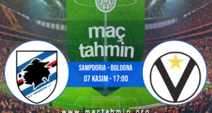 Sampdoria - Bologna İddaa Analizi ve Tahmini 07 Kasım 2021