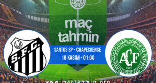 Santos SP - Chapecoense İddaa Analizi ve Tahmini 18 Kasım 2021
