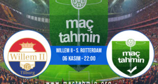 Willem II - S. Rotterdam İddaa Analizi ve Tahmini 06 Kasım 2021