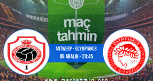 Antwerp - Olympiakos İddaa Analizi ve Tahmini 09 Aralık 2021