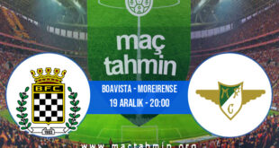 Boavista - Moreirense İddaa Analizi ve Tahmini 19 Aralık 2021