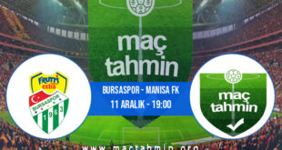 Bursaspor - Manisa FK İddaa Analizi ve Tahmini 11 Aralık 2021