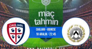 Cagliari - Udinese İddaa Analizi ve Tahmini 18 Aralık 2021