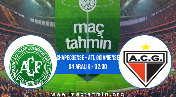 Chapecoense - Atl Goianiense İddaa Analizi ve Tahmini 04 Aralık 2021
