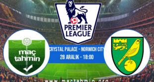 Crystal Palace - Norwich City İddaa Analizi ve Tahmini 28 Aralık 2021