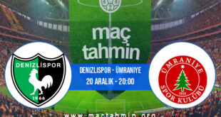 Denizlispor - Ümraniye İddaa Analizi ve Tahmini 20 Aralık 2021