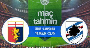 Genoa - Sampdoria İddaa Analizi ve Tahmini 10 Aralık 2021