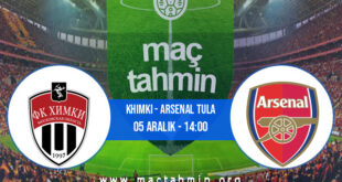 Khimki - Arsenal Tula İddaa Analizi ve Tahmini 05 Aralık 2021