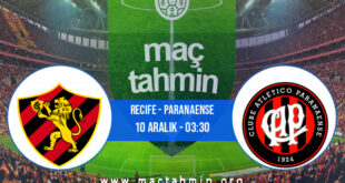 Recife - Paranaense İddaa Analizi ve Tahmini 10 Aralık 2021