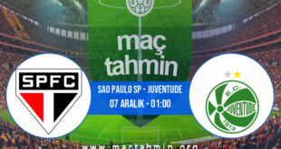 Sao Paulo SP - Juventude İddaa Analizi ve Tahmini 07 Aralık 2021