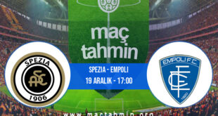 Spezia - Empoli İddaa Analizi ve Tahmini 19 Aralık 2021