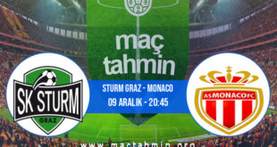 Sturm Graz - Monaco İddaa Analizi ve Tahmini 09 Aralık 2021