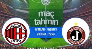 AC Milan - Juventus İddaa Analizi ve Tahmini 23 Ocak 2022
