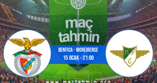 Benfica - Moreirense İddaa Analizi ve Tahmini 15 Ocak 2022