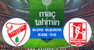 Boluspor - Balıkesirspor İddaa Analizi ve Tahmini 09 Ocak 2022