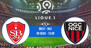 Brest - Nice İddaa Analizi ve Tahmini 09 Ocak 2022