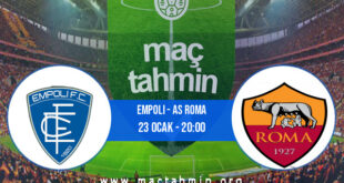 Empoli - AS Roma İddaa Analizi ve Tahmini 23 Ocak 2022