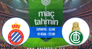 Espanyol - Elche İddaa Analizi ve Tahmini 10 Ocak 2022