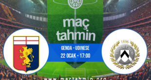 Genoa - Udinese İddaa Analizi ve Tahmini 22 Ocak 2022