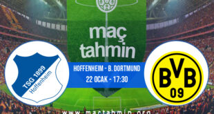 Hoffenheim - B. Dortmund İddaa Analizi ve Tahmini 22 Ocak 2022