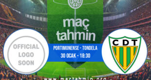 Portimonense - Tondela İddaa Analizi ve Tahmini 30 Ocak 2022