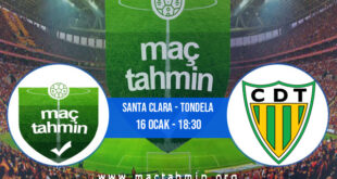 Santa Clara - Tondela İddaa Analizi ve Tahmini 16 Ocak 2022