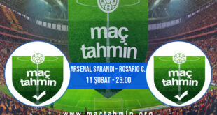 Arsenal Sarandi - Rosario C. İddaa Analizi ve Tahmini 11 Şubat 2022