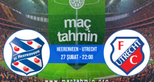 Heerenveen - Utrecht İddaa Analizi ve Tahmini 27 Şubat 2022