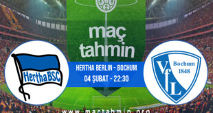 Hertha Berlin - Bochum İddaa Analizi ve Tahmini 04 Şubat 2022