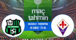 Sassuolo - Fiorentina İddaa Analizi ve Tahmini 26 Şubat 2022