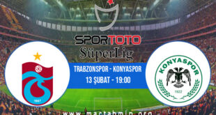 Trabzonspor - Konyaspor İddaa Analizi ve Tahmini 13 Şubat 2022