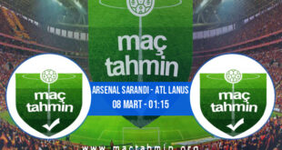 Arsenal Sarandi - Atl Lanus İddaa Analizi ve Tahmini 08 Mart 2022
