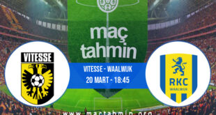 Vitesse - Waalwijk İddaa Analizi ve Tahmini 20 Mart 2022