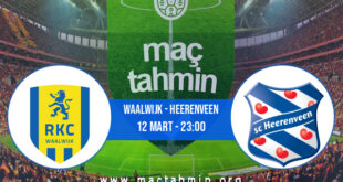 Waalwijk - Heerenveen İddaa Analizi ve Tahmini 12 Mart 2022