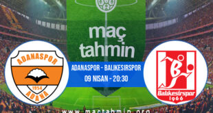 Adanaspor - Balıkesirspor İddaa Analizi ve Tahmini 09 Nisan 2022