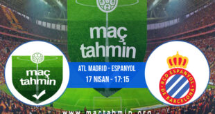Atl Madrid - Espanyol İddaa Analizi ve Tahmini 17 Nisan 2022