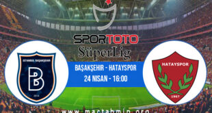 Başakşehir - Hatayspor İddaa Analizi ve Tahmini 24 Nisan 2022